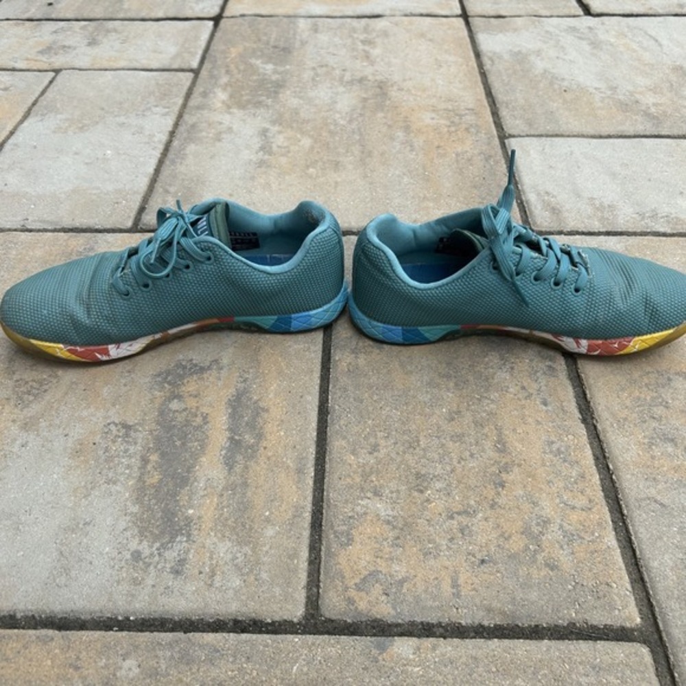 Nobull‎ SuperFabric Trainer Running Womens Sz. 8.5 Teal Training Shoes Tropic - Picture 5 of 8